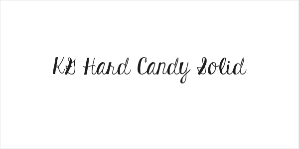 KG Hard Candy Solid Logo