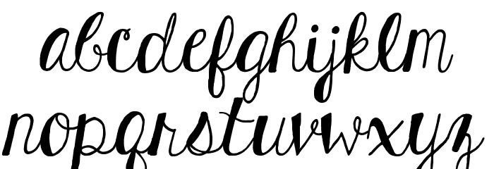 KG Hard Candy Solid Font LOWERCASE