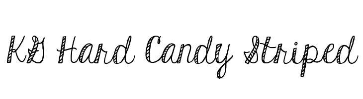 KG Hard Candy Striped  font caratteri gratis