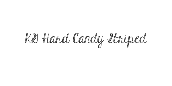 KG Hard Candy Striped Logo