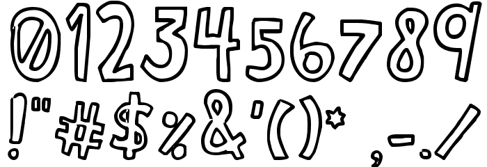 KG Havent Slept in Two Days Bold Font OTHER CHARS