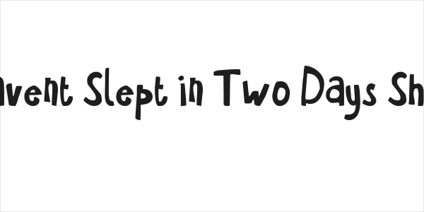 KG Havent Slept in Two Days Shadow Logo