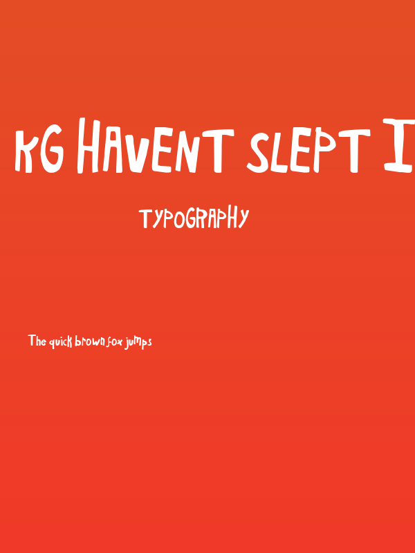 KG Havent Slept in Two Days Shadow Poster