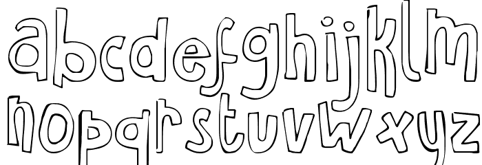 KG Havent Slept in Two Days Font LOWERCASE