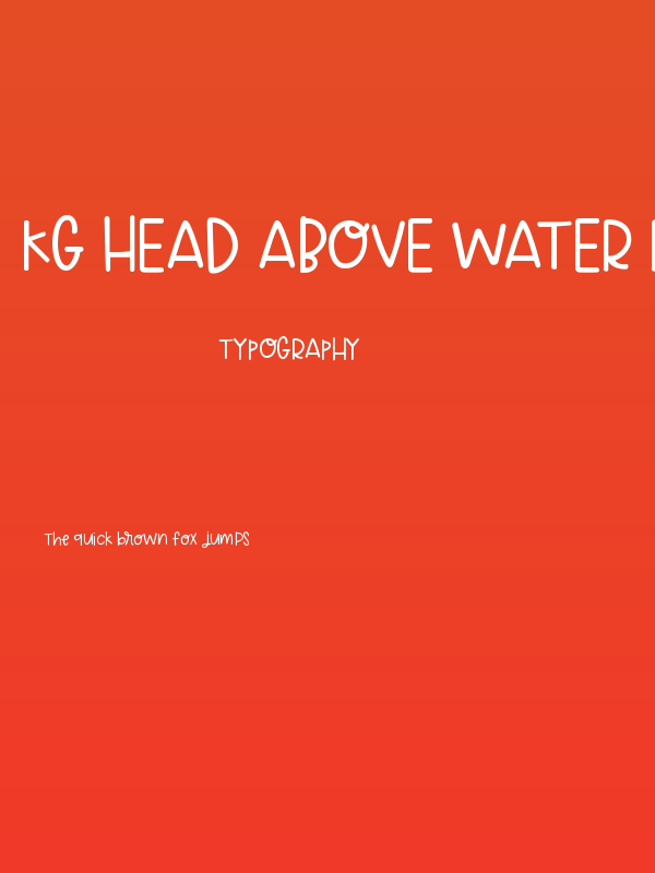 KG Head Above Water Regular Poster