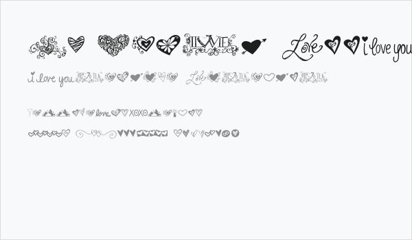 KG Heart Doodles Business Card