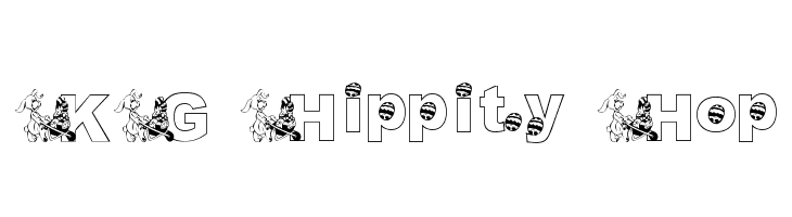 KG Hippity Hop  Frei Schriftart Herunterladen