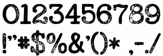 KG Holocene Regular Font OTHER CHARS