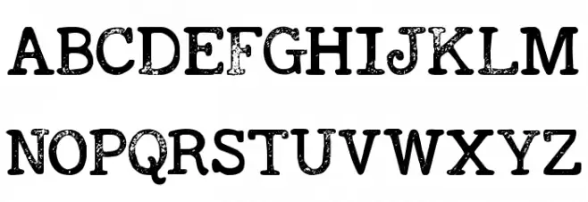 KG Holocene Regular Schriftart Groß