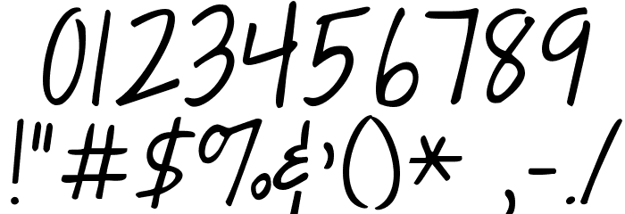 KG Hope For A Cure Font OTHER CHARS