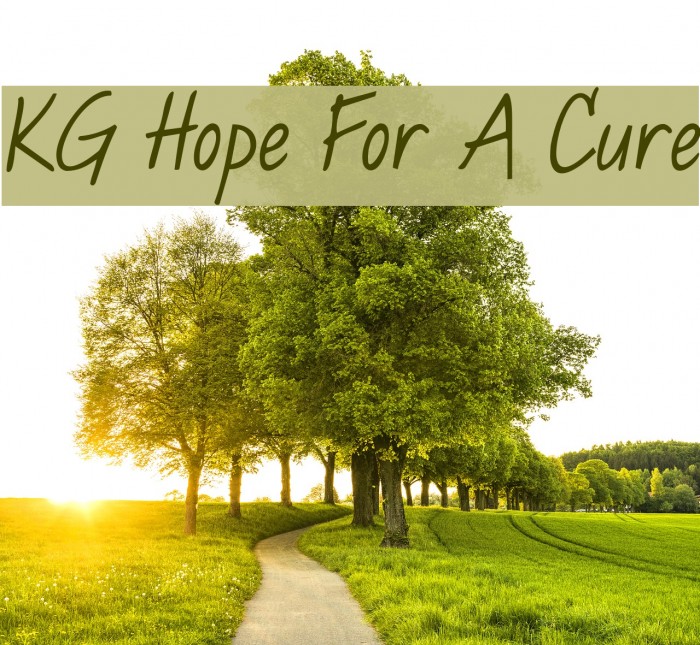 KG Hope For A Cure Font examples