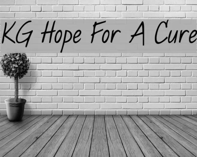 KG Hope For A Cure Font examples