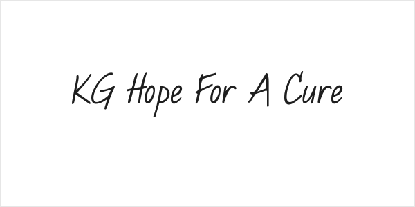 KG Hope For A Cure Logo