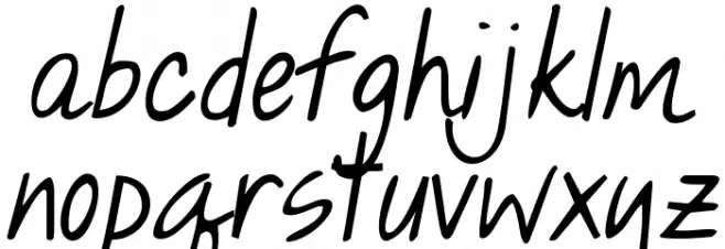 KG Hope For A Cure Font Litere mici