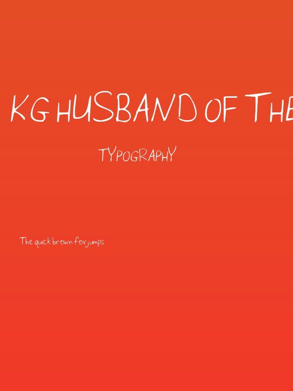 KG Husband of the Millennium Poster