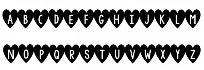 KG I And Love And You خط أحرف كبيرة