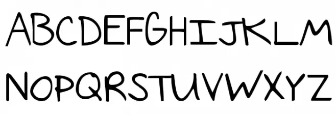 KG I Missed You Schriftart Groß