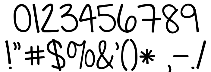 KG I Want Crazy Font OTHER CHARS