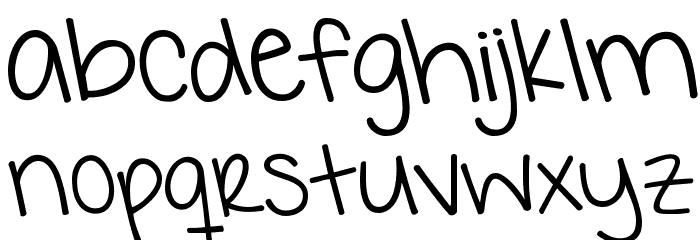 KG I Want Crazy Font LOWERCASE