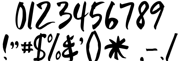 KG Ignite the Light Font OTHER CHARS