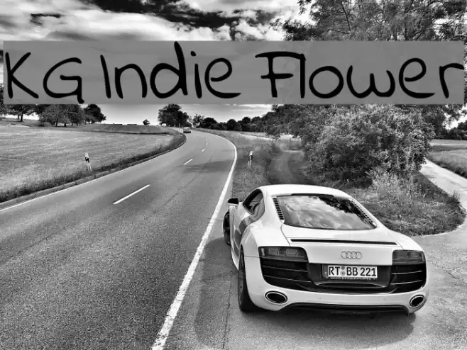 KG Indie Flower Font examples