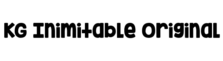 KG Inimitable Original لخطوط تنزيل