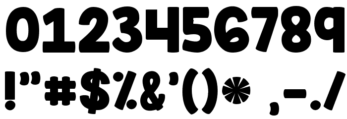 KG Inimitable Original Font OTHER CHARS