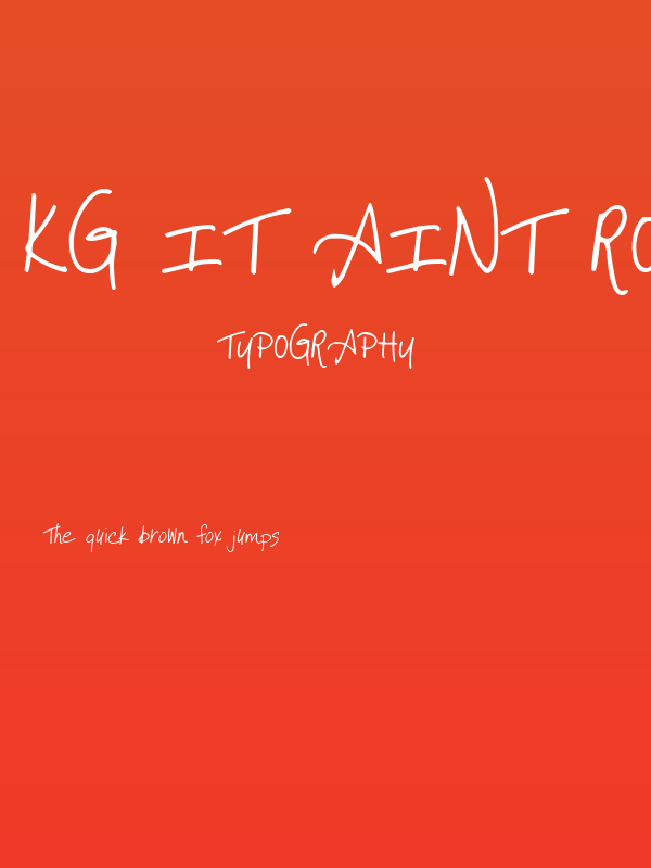 KG It Aint Rocket Science Poster