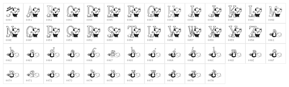 KG JESSIE Character Map