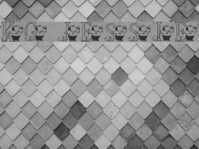 KG JESSIE Font examples