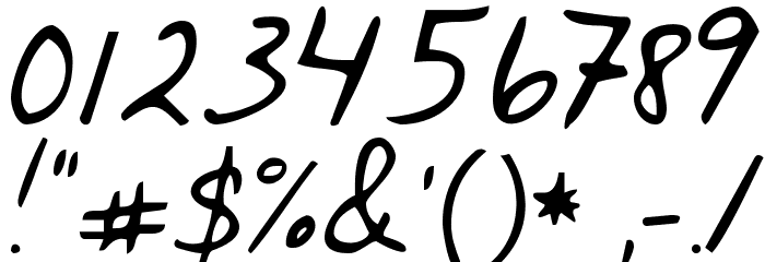KG Jar of Hearts Font OTHER CHARS