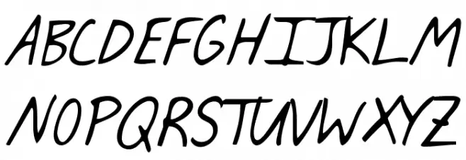 KG Jar of Hearts Schriftart Groß