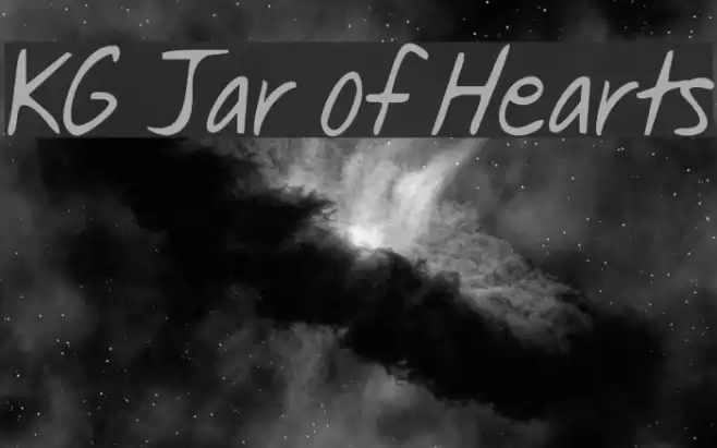 KG Jar of Hearts Font examples