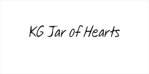 KG Jar of Hearts Logo