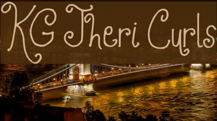 KG Jheri Curls Font examples