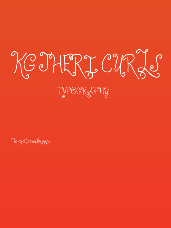 KG Jheri Curls Poster