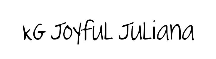 KG Joyful Juliana  Descarca Fonturi Gratis