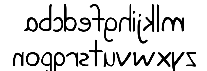 KG June Bug Reverse Font LOWERCASE