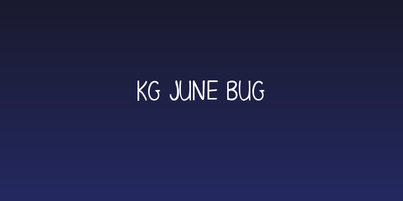 KG June Bug Social Header