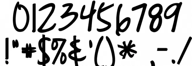 KG Just Realize Bold Font OTHER CHARS