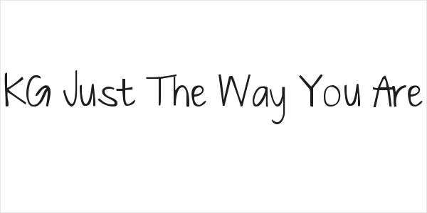 KG Just The Way You Are Logo