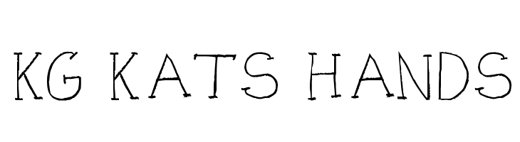 KG KAT'S HANDS Font
