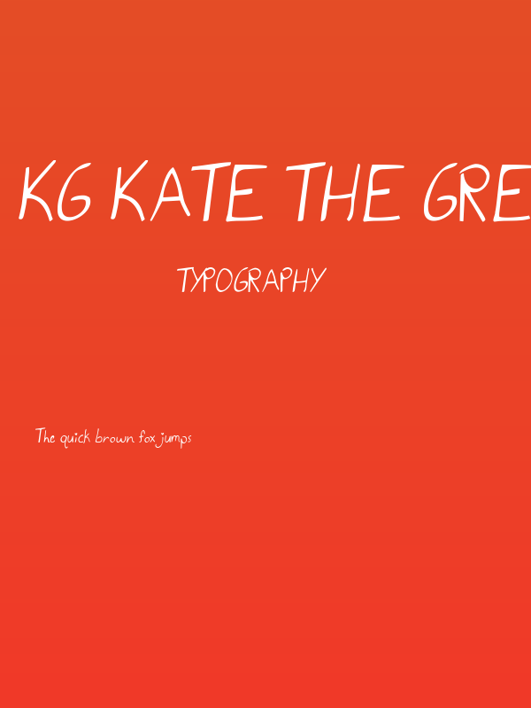 KG Kate the Great Poster