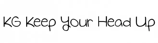 KG Keep Your Head Up  Fuentes Gratis Descargar