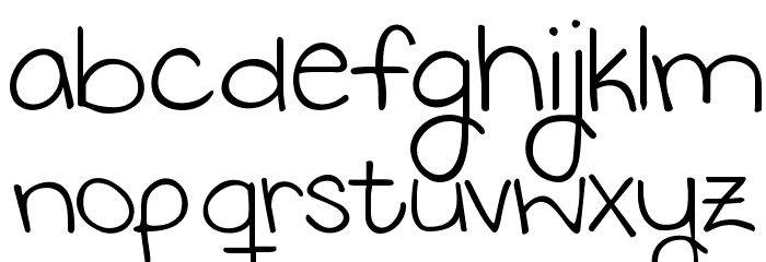 KG Keep Your Head Up Font LOWERCASE