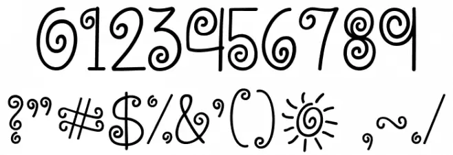 KG Kiss Me Slowly Font OTHER CHARS