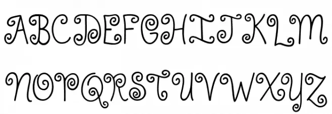 KG Kiss Me Slowly Schriftart Groß