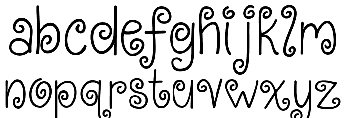 KG Kiss Me Slowly Font LOWERCASE