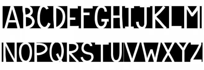 KG Laughter Lines フォント 大文字