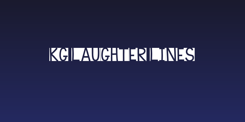 KG Laughter Lines Social Header